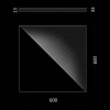 Гипсовая 3D панель Artpole FIELDS LED (нейтральный свет)