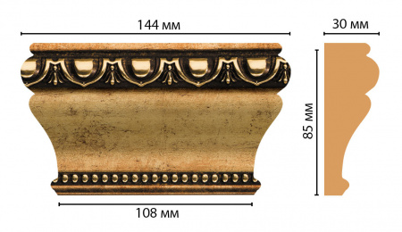 Капитель пилястры Decomaster D202-57