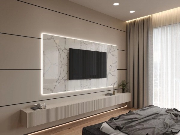 Теневая рейка LACONISTIQ Multilevel (разноуровневая) Без покрытия