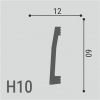 Плинтус напольный Де-Багет Н 10 60/12