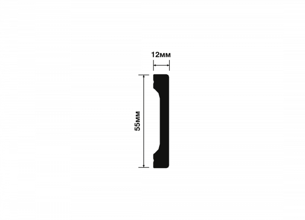 Плинтус напольный HIWOOD B55V1