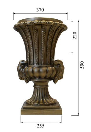 Вазон DECORUS VZ-010