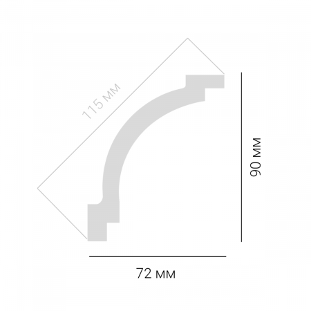 Карниз потолочный Ultrawood CR 2340 I