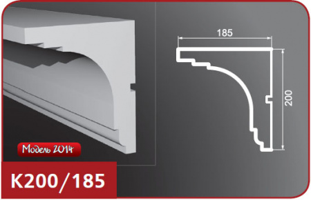 Фасадный карниз "Лепнина Фасад" К200/185