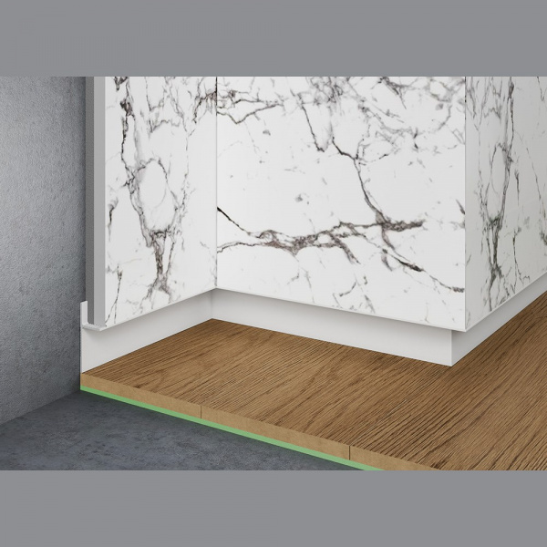 Теневой плинтус скрытого монтажа Pro Design Panel 7208 Белый