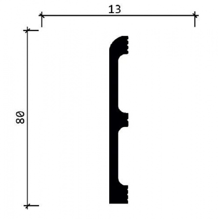 Плинтус напольный DECOR DIZAYN 706-93SH