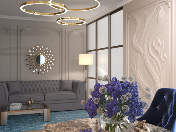 Гипсовая панно Deco Line KALA