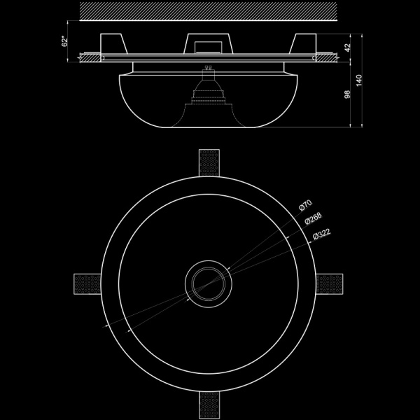 Гипсовый светильник Artpole SGS33