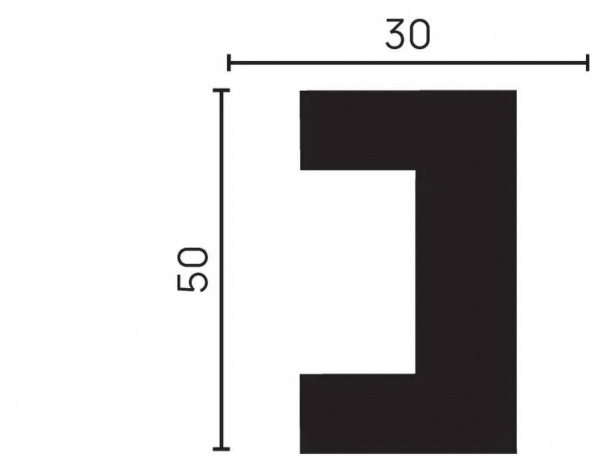 Молдинг DECOR DIZAYN 613-64SH 3(м)