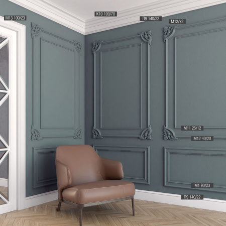 Карниз потолочный Bello Deco К10 100/70