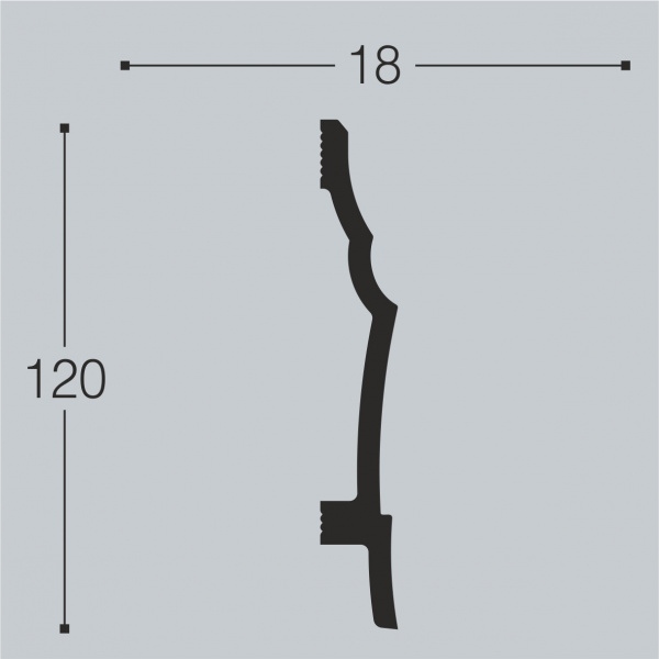 Плинтус напольный Bello Deco П19