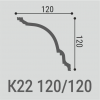 Карниз потолочный Bello Deco К22 120/120