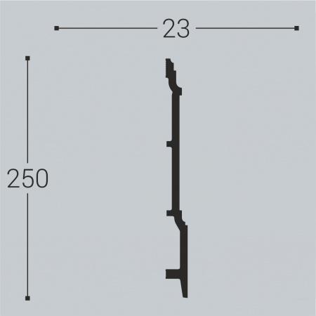 Плинтус напольный Bello Deco П17