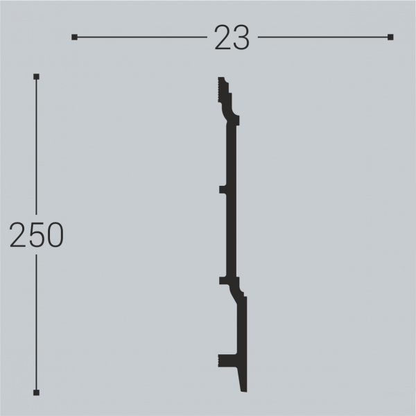 Плинтус напольный Bello Deco П17