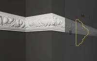 Фриз гипсовый Deco Line MO-24