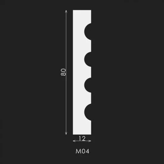 Молдинг декоративный Evrowood M 04