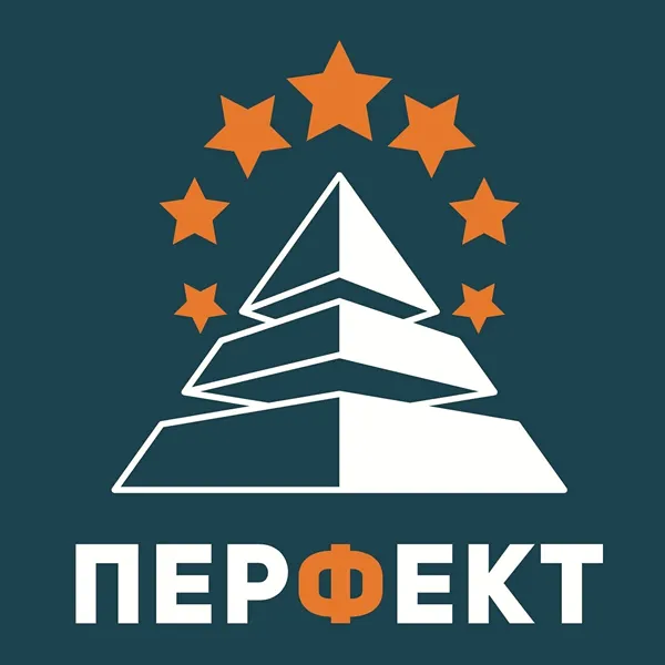 Логотип компании Перфект - производителя недорогой лепнины из Китая